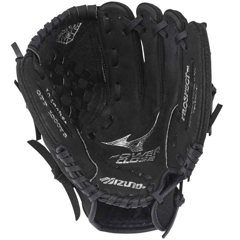 Youth Prospect 10"T-Ball LHT, Mizuno Youth Prospect 10" - Left Hand Throw black palm