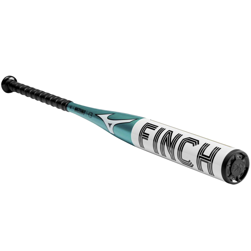 Finch -13 Fastpitch, Mizuno Finch -13 Fastpitch Softball Bat 004D-White/Mint 