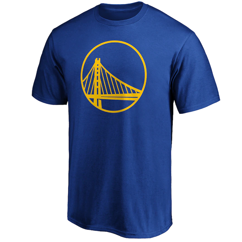 Men's Warriors Cotton Primary Logo Short Sleeve, Featured Image