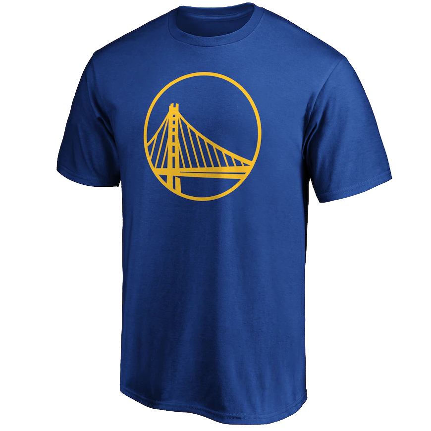 Men's Warriors Cotton Primary Logo Short Sleeve alternate view
