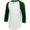 White/Dark Green