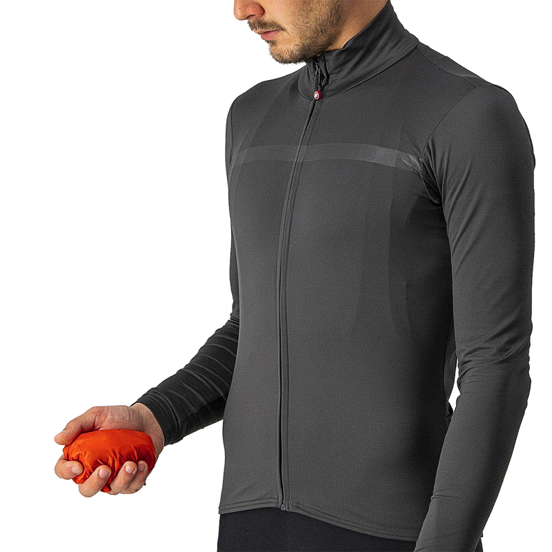 Men's Squadra Stretch Vest, Castelli Men's Squadra Stretch Vest 870-Silver Grey/Dark Grey