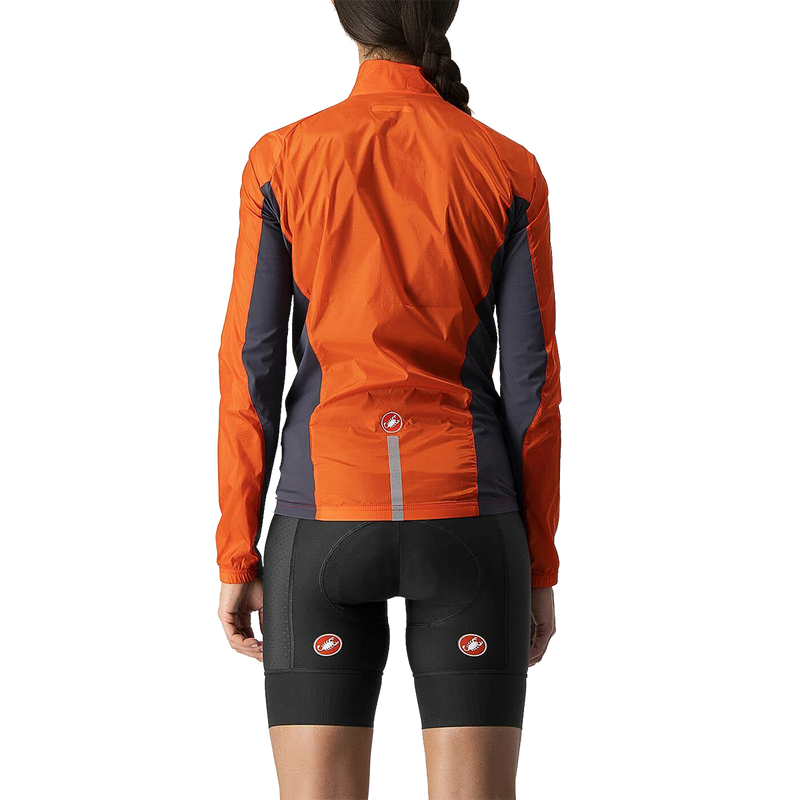 Women's Squadra Stretch Jacket, Castelli Women's Squadra Stretch Jacket Fiery Red/Dark Gray