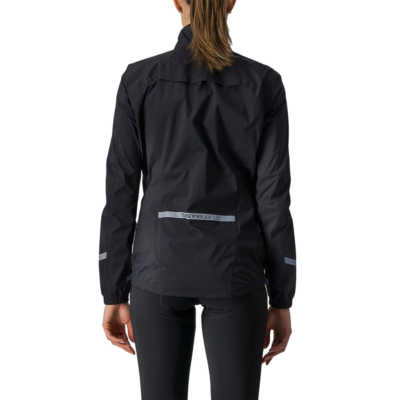 Women's Emergency 2 Rain Jacket, Castelli Women's Emergency 2 Rain Jacket back