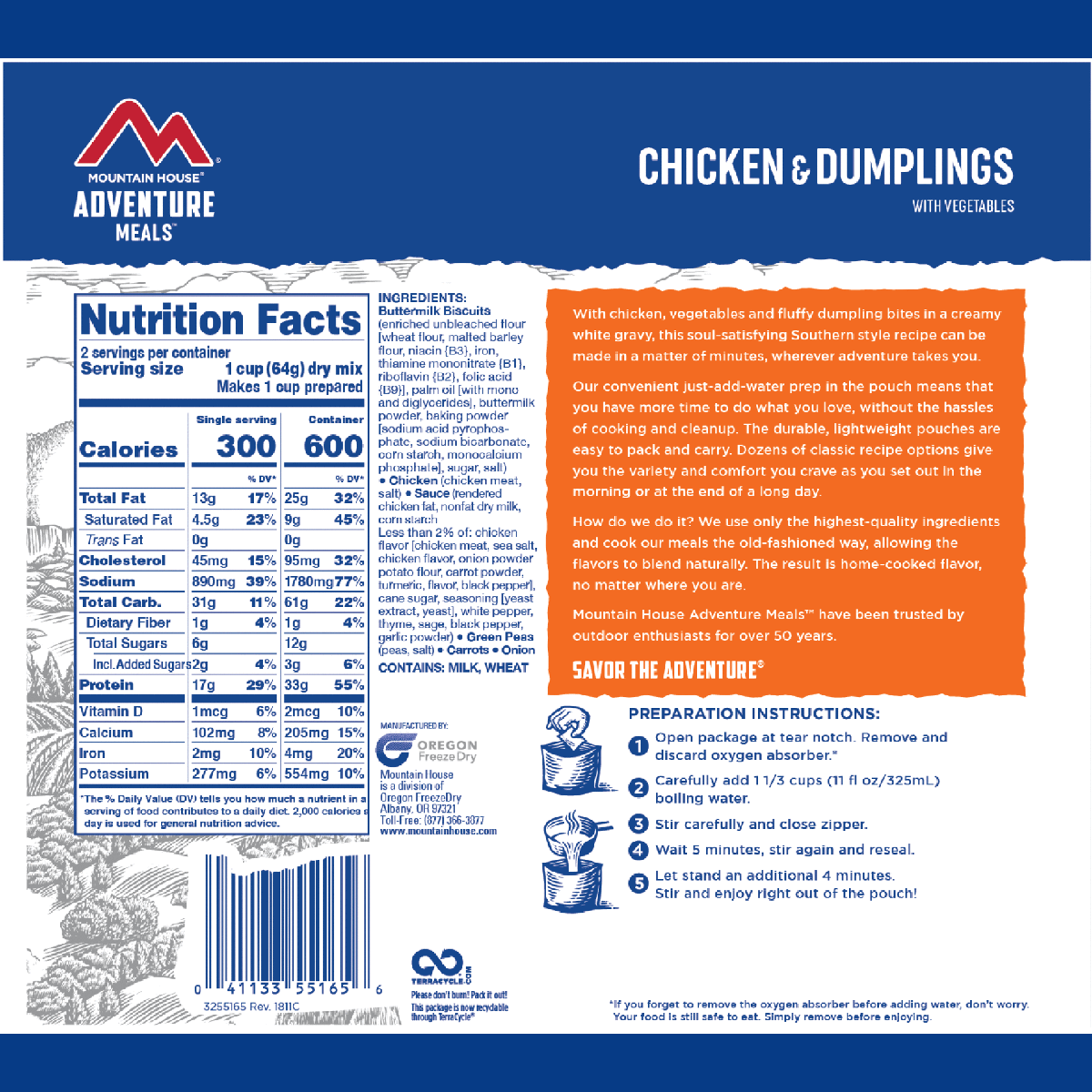Chicken and Dumplings (2 Servings) alternate view