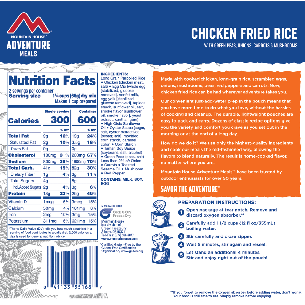 Chicken and Fried Rice (2 Servings) alternate view