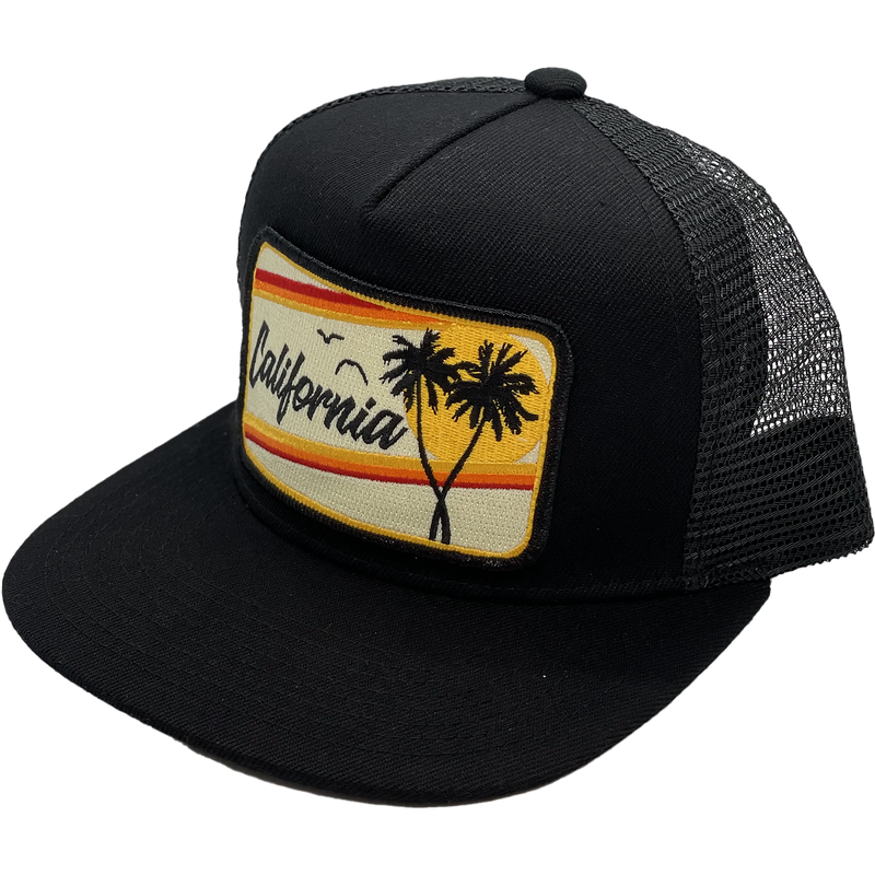 California Palms Trucker, Bart Bridge California Palms Trucker Black angle