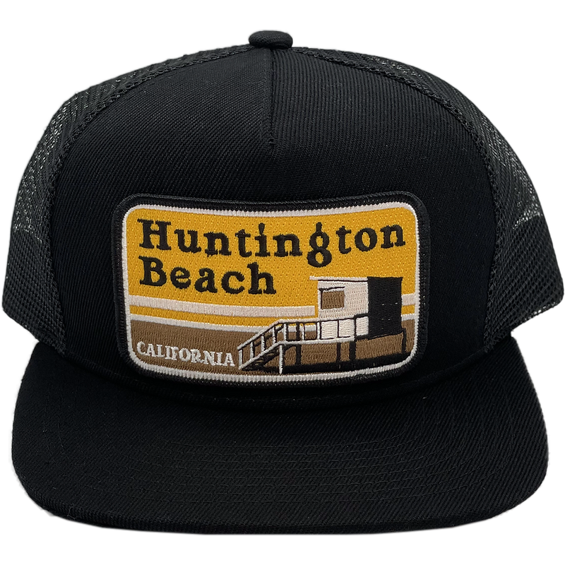 Huntington Beach Trucker, Bart Bridge Huntington Beach Trucker Black front