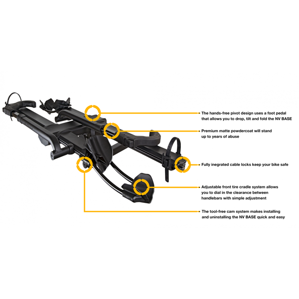 NV 2.0 Base 2-Bike Rack 2", Kuat NV 2.0 Base 2-Bike Rack 2"