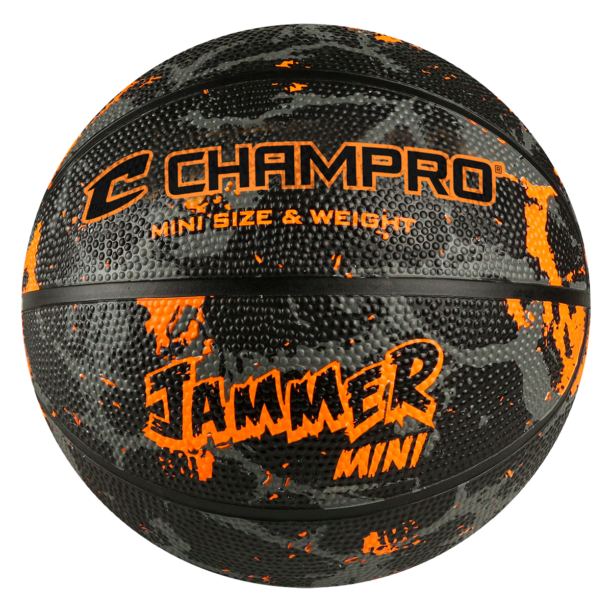 Champro Sports Jammer Mini Rubber Basketball Neon Orange