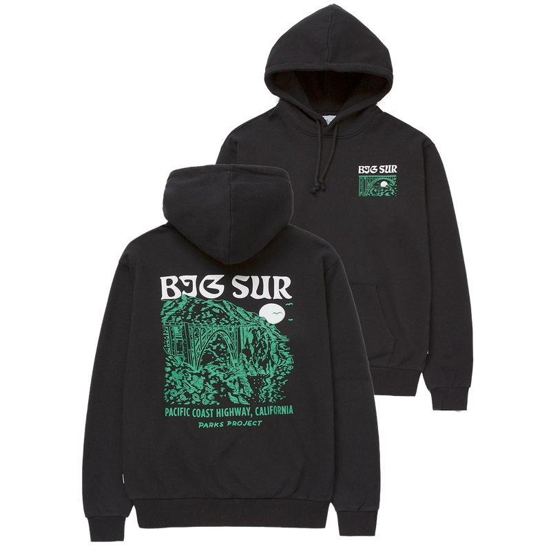 Big Sur Puff Print Bridges Hoodie, Featured Image