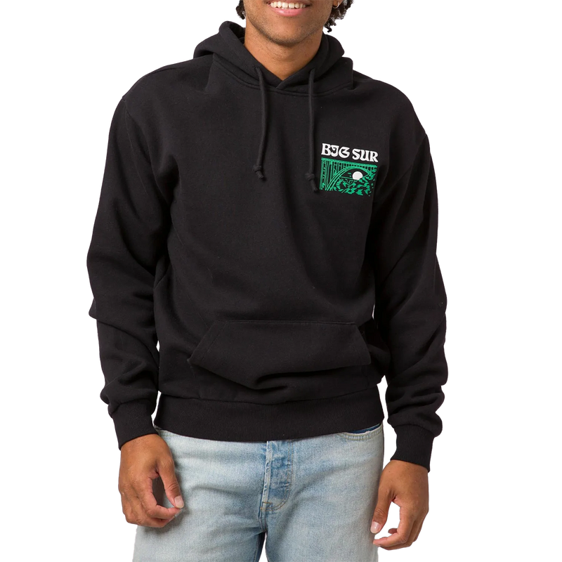 Big Sur Puff Print Bridges Hoodie, Parks Project Big Sur Puff Print Bridges Hoodie black
