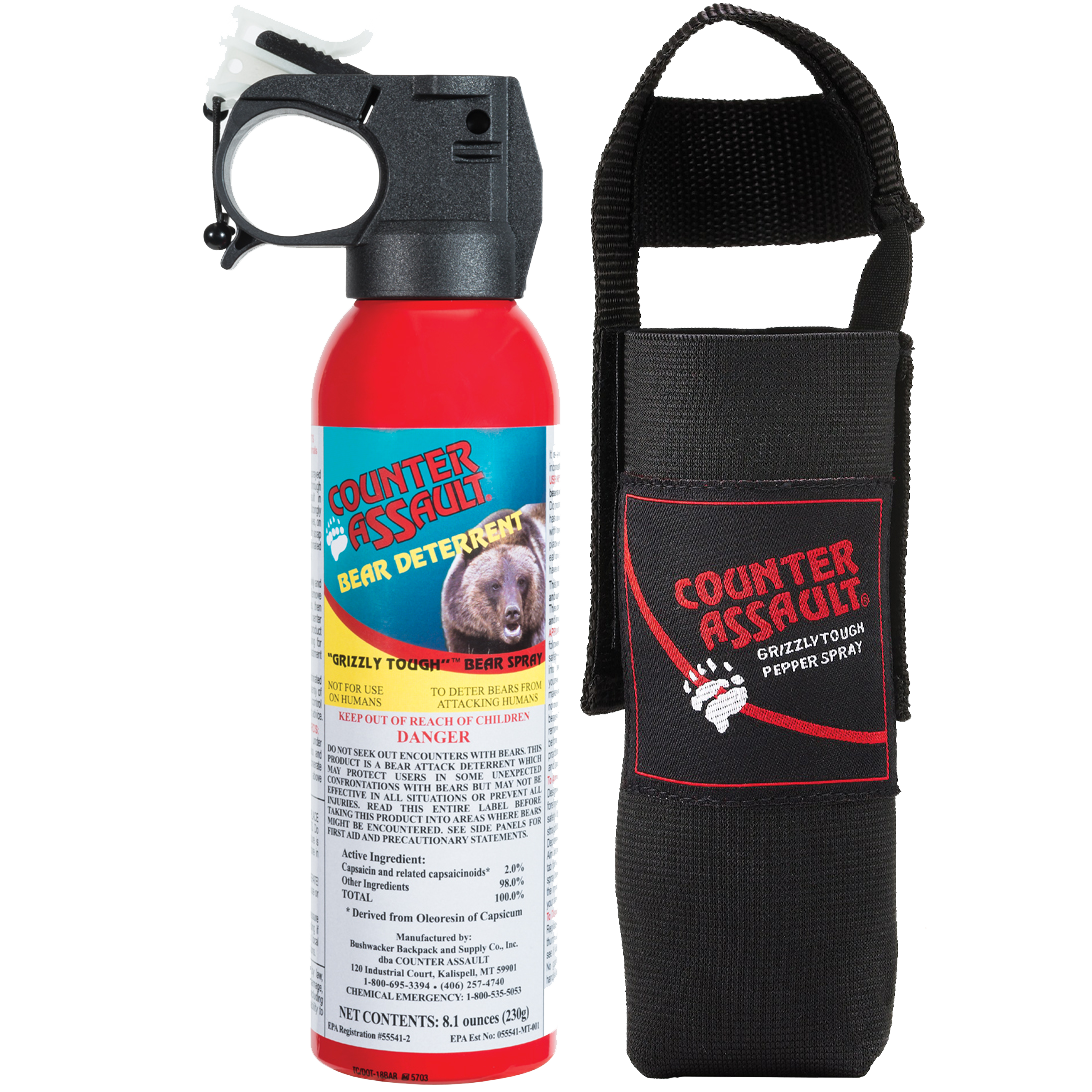8.1 oz Bear Spray w/ Holster alternate view