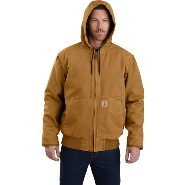 Washed Duck Insulated Active Jac, Carhartt Washed Duck Insulated Active Jac BRN_Carhartt Brown
