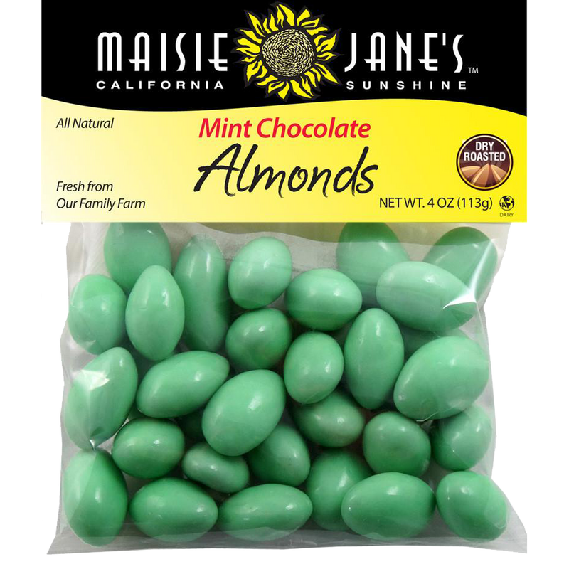 Mint Chocolate Almonds - 4 oz, Featured Image