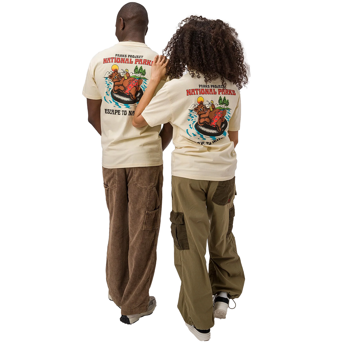 Men's Escape to Nature Bear Float Pocket Tee alternate view