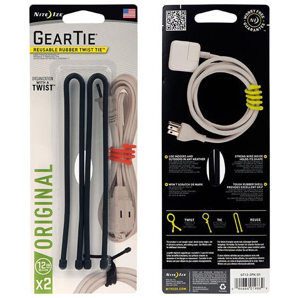 Gear Tie, Black - 12
