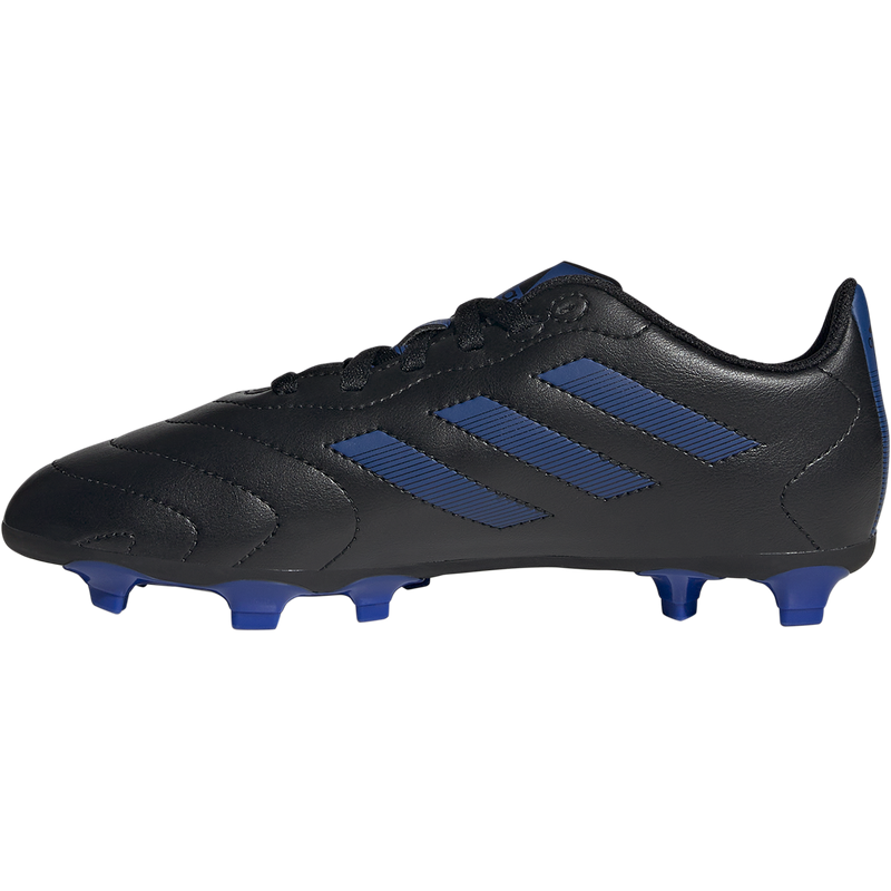 Youth Goletto VIII FG, Adidas Youth Goletto VIII FG Black/Blue Alt View Instep