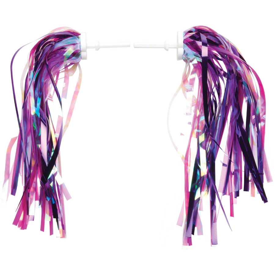 Kid's Bike Streamers - Pink/Purple alternate view