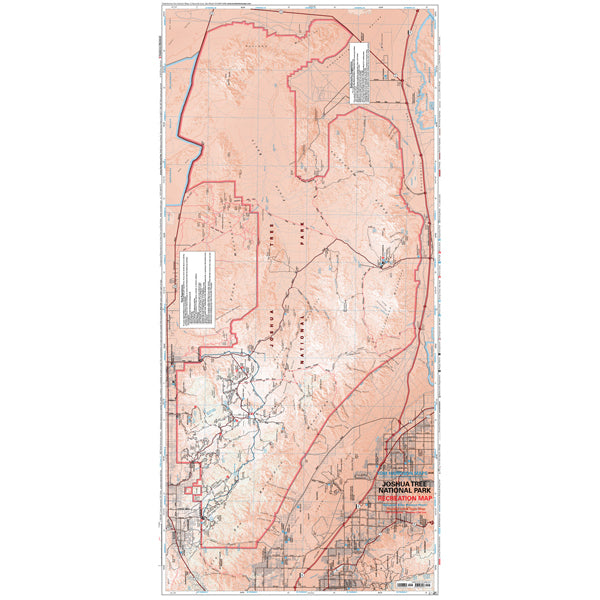 Joshua Tree National Park, Tom Harrison Maps Joshua Tree National Park