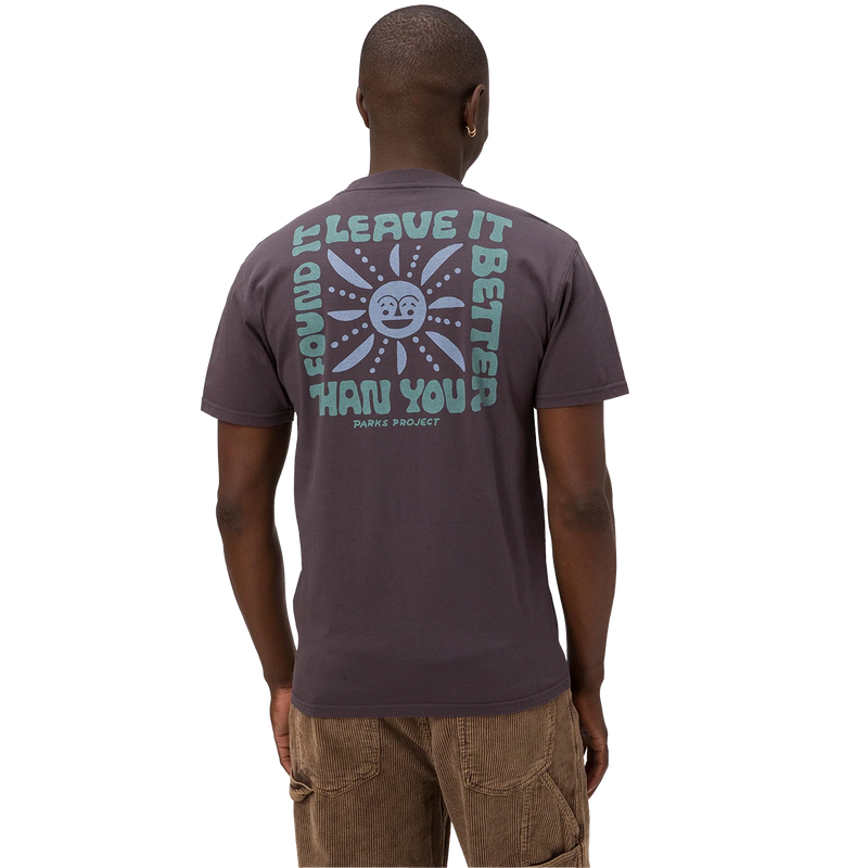 Men's Leave It Better Ray Pocket Tee, Parks Project Leave It Better Ray Pocket Tee Graphite back