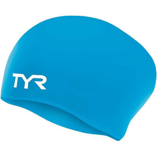 Long Hair Wrinkle-Free Cap - Blue alternate view