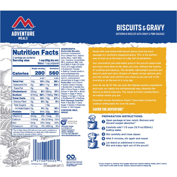 Biscuits & Gravy (2 Servings) alternate view