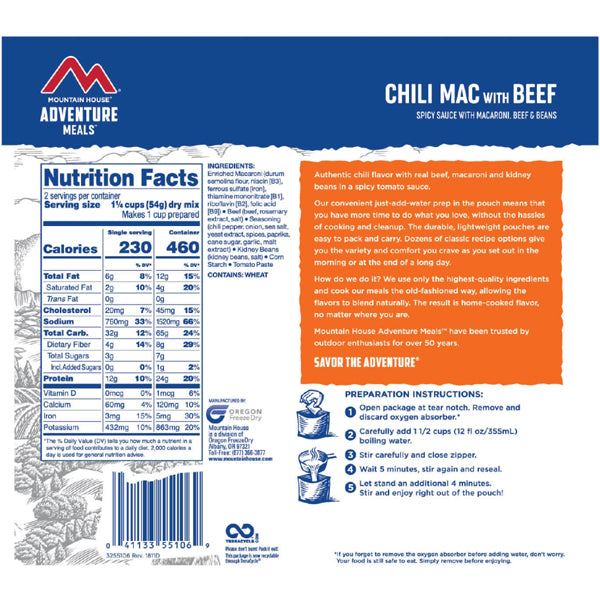 Chili Mac w/ Beef (2 Servings) alternate view