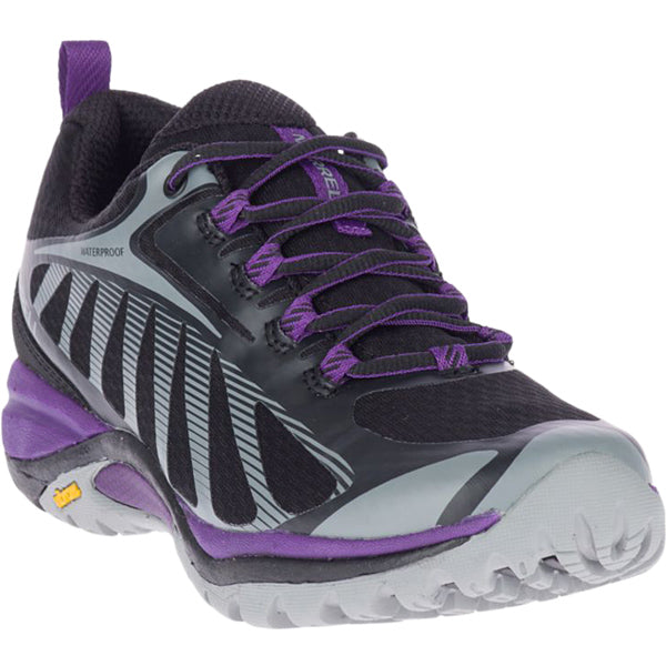 Women's Siren Edge 3 Waterproof - Wide, Merrell Women's Siren Edge 3 Waterproof - Wide Black/Acai