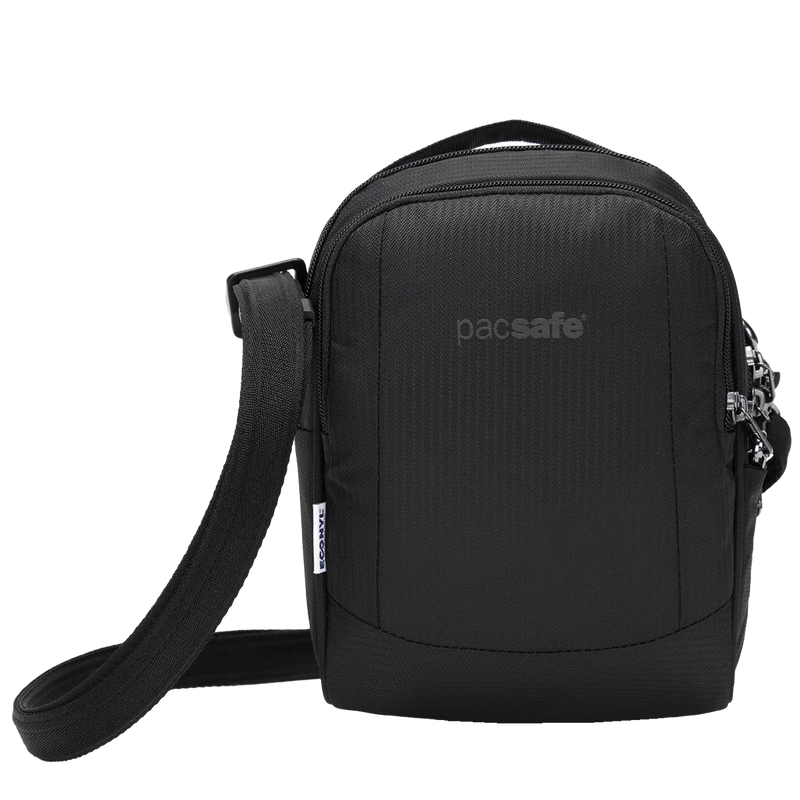 Metrosafe LS100 ECONYL Crossbody, Pacsafe-Outpac Designs Metrosafe LS100 ECONYL Crossbody black