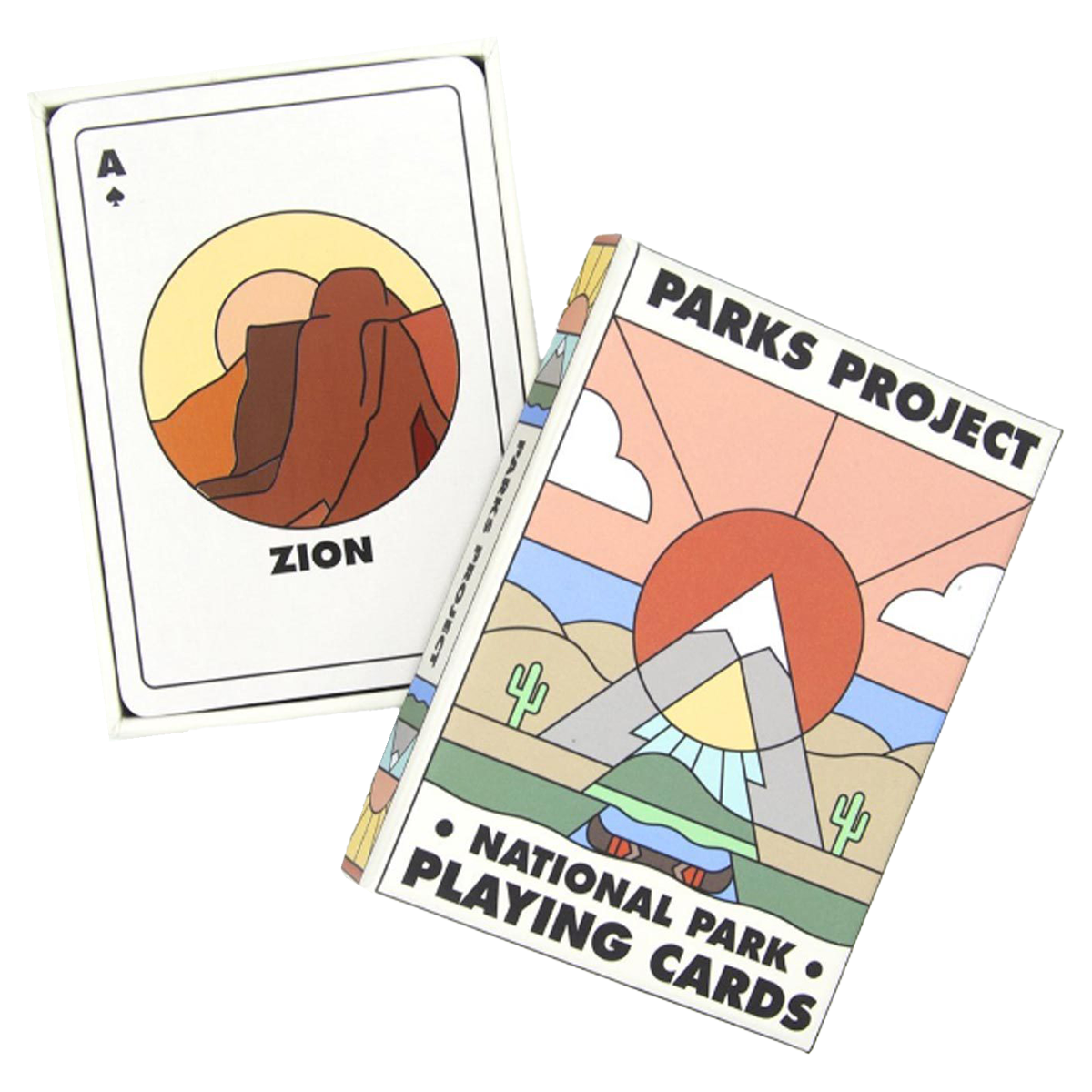 Minimalist National Park Playing Cards alternate view