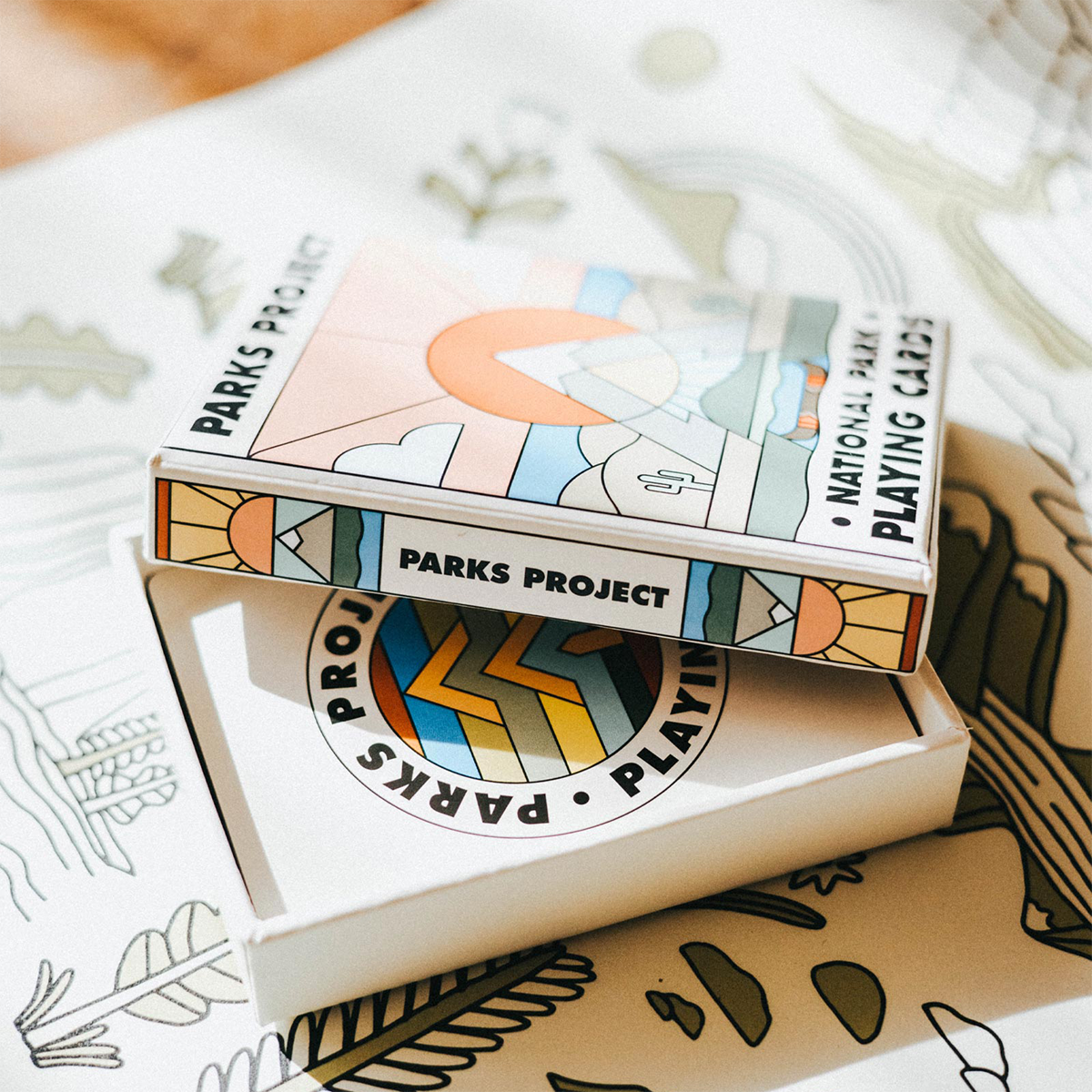 Minimalist National Park Playing Cards alternate view