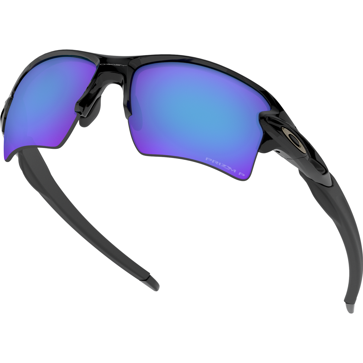 Flak 2.0 XL - Polished Black/Prizm Sapphire Polarized alternate view