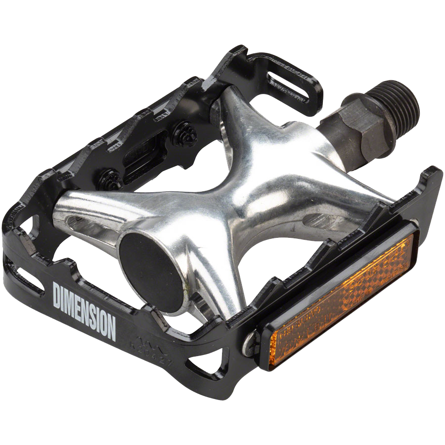 Dimension Mountain Compe Pedals Black/Silver alternate view