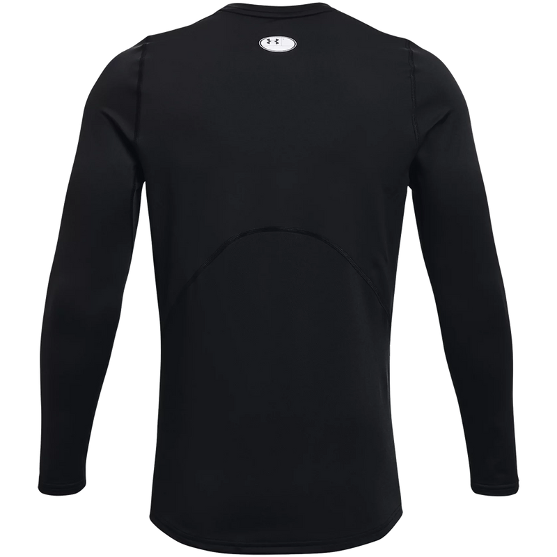 Men's Fitted ColdGear Crew, Under Armour Men's Fitted ColdGear Crew 001-Black