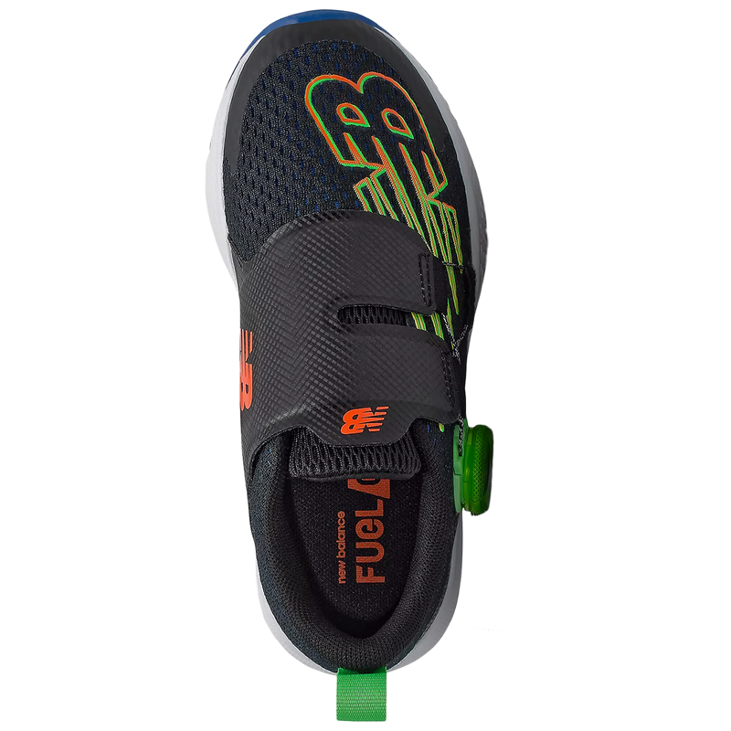 Youth FuelCore Reveal BOA (10.5-13.5), New Balance Youth FuelCore Reveal BOA (10.5-13.5) Blk/Lsr Blu/Dyn/Hi-lite