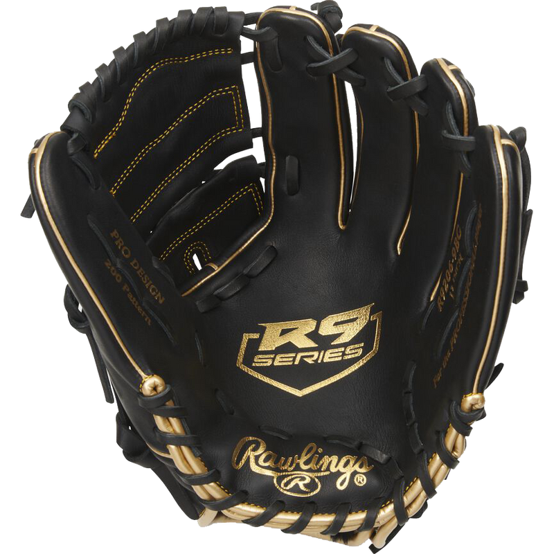 R9 P - 12" 2-PC Solid Web - Right-Hand Throw, Rawlings R9 12" 2-pc Web - Right-Hand Throw