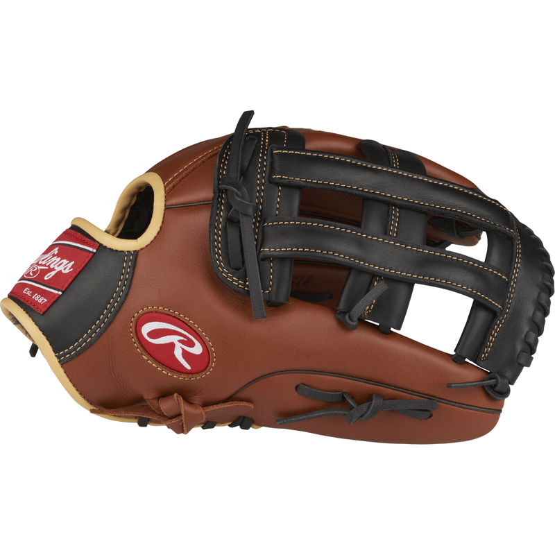 Sandlot Series OF - 12.75" Pro H-Web, Rawlings Sandlot 12.75" H Web