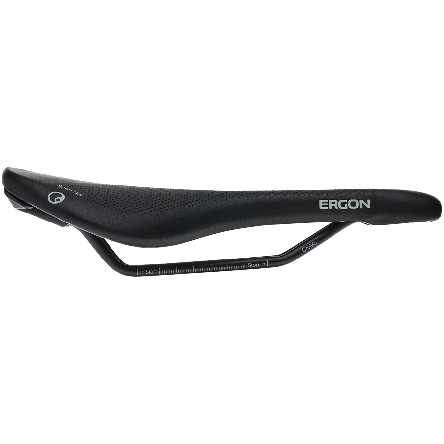 Ergon SR Sport Gel Saddle and Tape - Chromoly/Black, Women's - M/L One Alt View Side