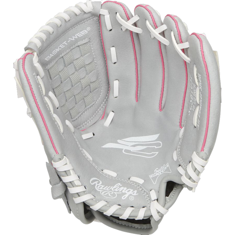 Youth Sure Catch Fastpitch 10.5" Basket Web Glove, Rawlings Sure Catch 10.5" FP Basket Web - Right-Hand Throw