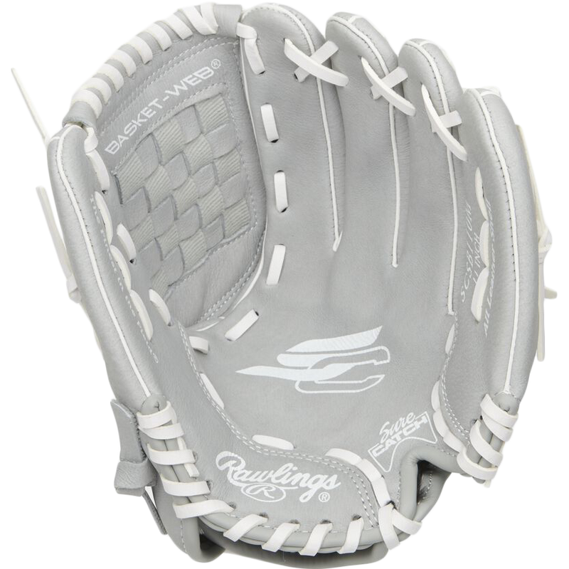Youth Sure Catch Fastpitch 11" Basket Web LHT, Rawlings Sure Catch 11" FP Basket Web - Left-Hand Throw