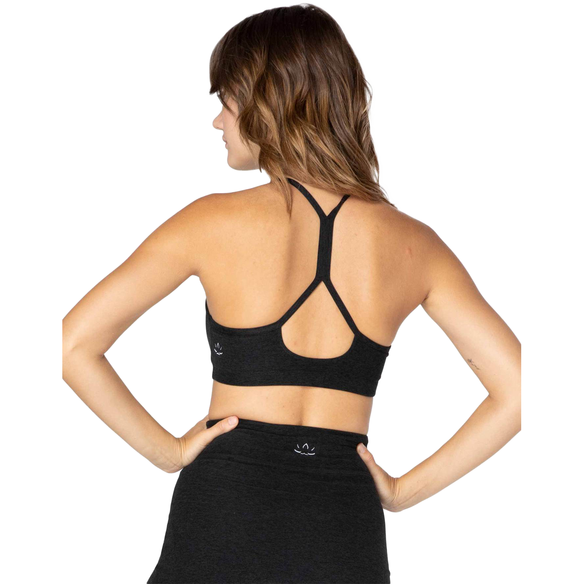 Women's Spacedye Slim Racerback Bra alternate view