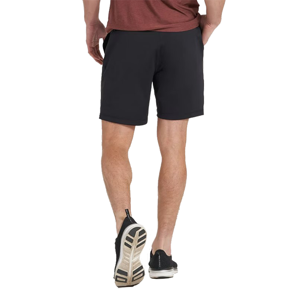 Men's Sunday Performance Short, Vuori Men's Sunday Performance Short BLK-Black Alt View Rear