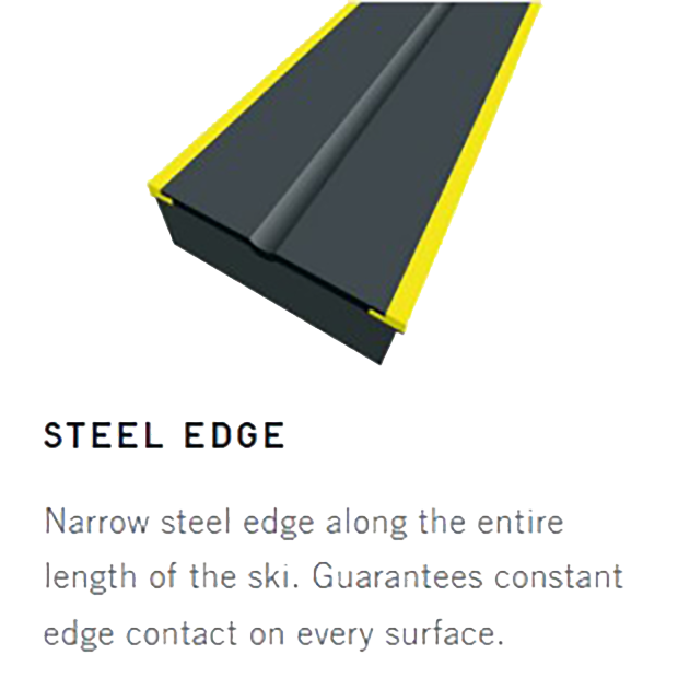 Spider 62 Crown Xtralite IFP Plate, Fischer Skis Spider 62 Crown Xtralite IFP Plate One steel edge