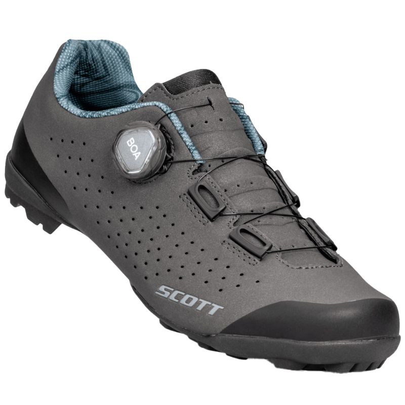 Women's Gravel Pro, Scott Bikes Women's Gravel Pro DALN-dark grey/light green right front
