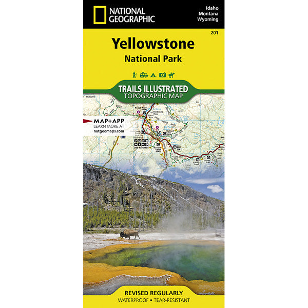 Yellowstone Map alternate view
