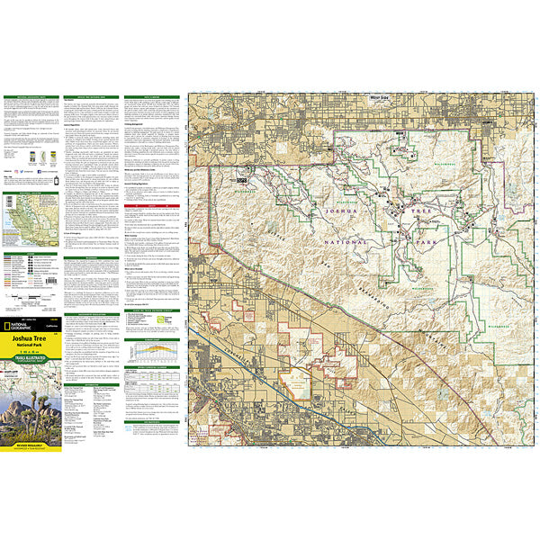 Joshua Tree National Park Map alternate view