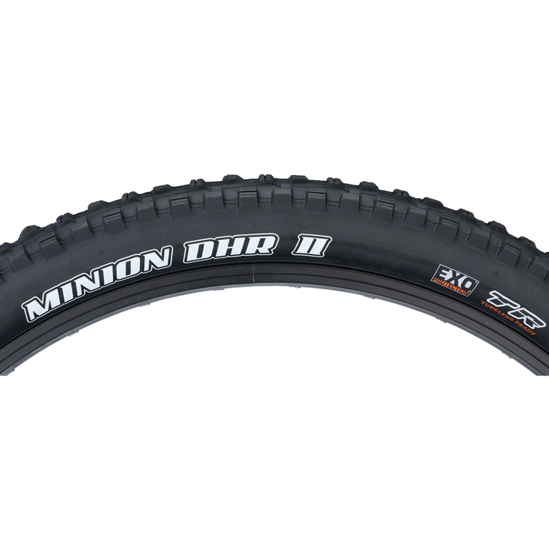Minion DHR II Tire - 27.5 x 2.4, 3C Maxx Terra, EXO+, Wide Trail, Maxxis Minion DHR II Tire - 27.5 x 2.4, Tubeless, Folding, 3C Maxx Terra, EXO+, Wide Trail Black Alt View Side