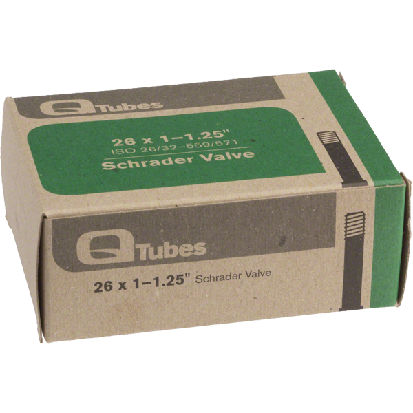 Q-Tubes 26x1-1.25 Schrader Valve Tube 102g