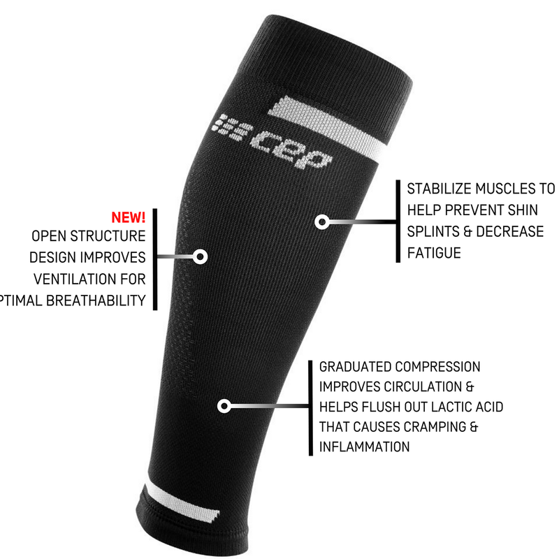 Women's Run Compression Calf Sleeve 4.0, CEP Compression Women's Run Compression Calf Sleeve 4.0 Pink